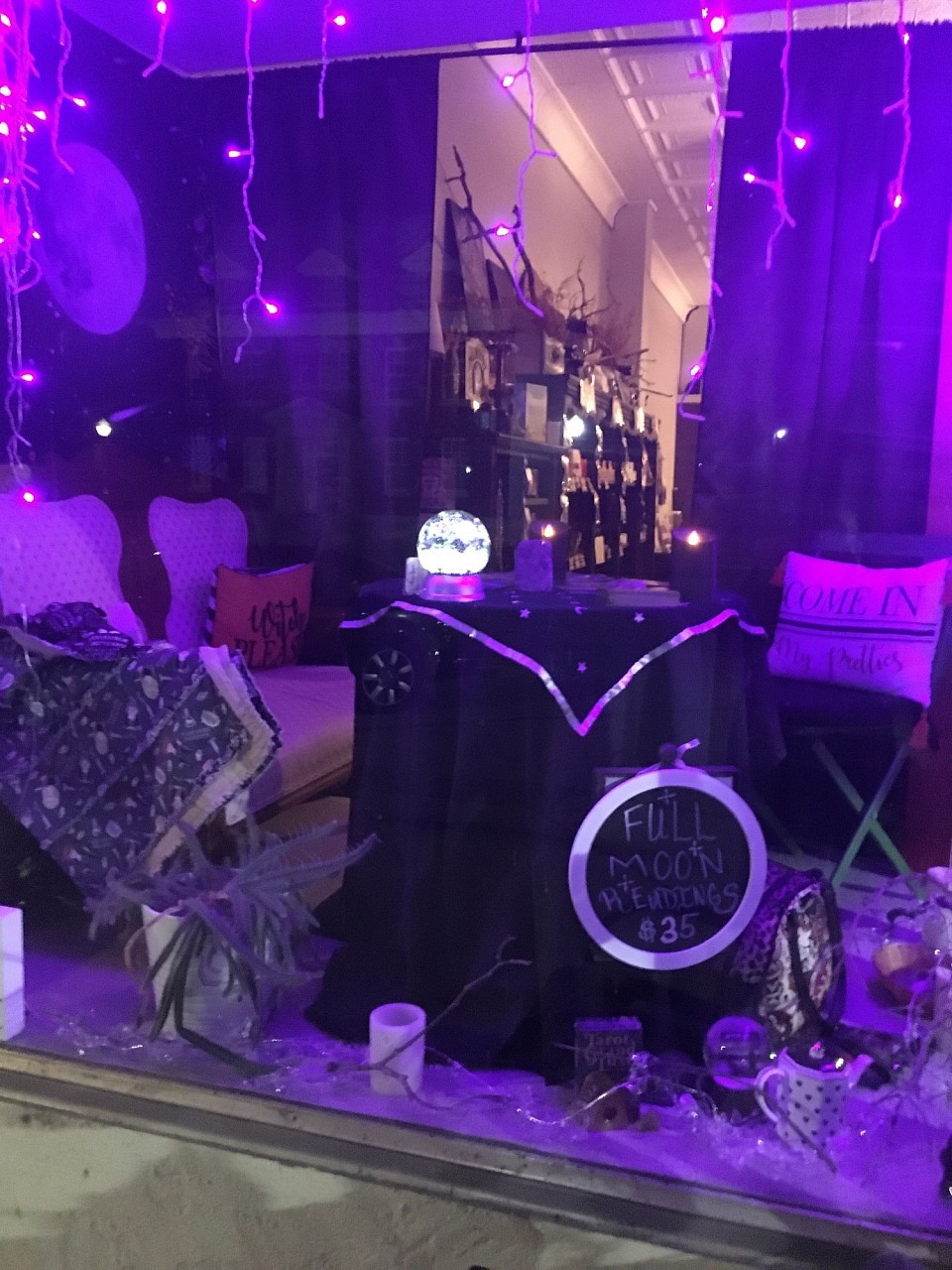 NEW front window cubby reading space!